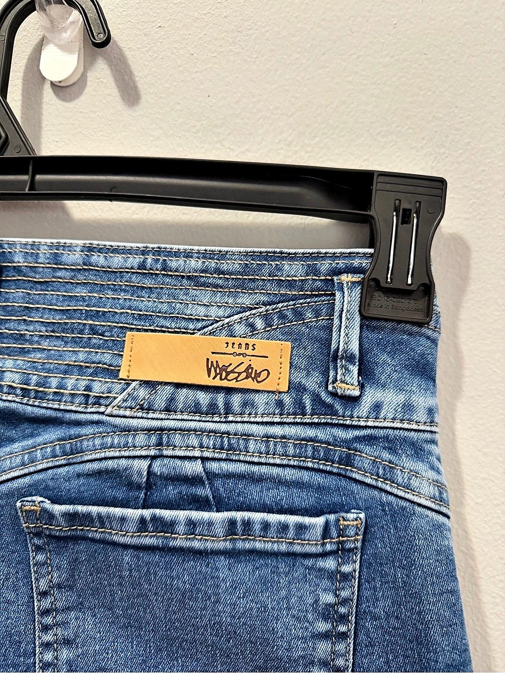 Falabella Denim Collection wide-leg jeans Wide Leg Blue Jeans Waist 27 NWT - Picture 7 of 11